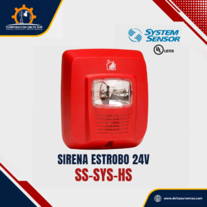 Sirena estrobo 24V System Sensor