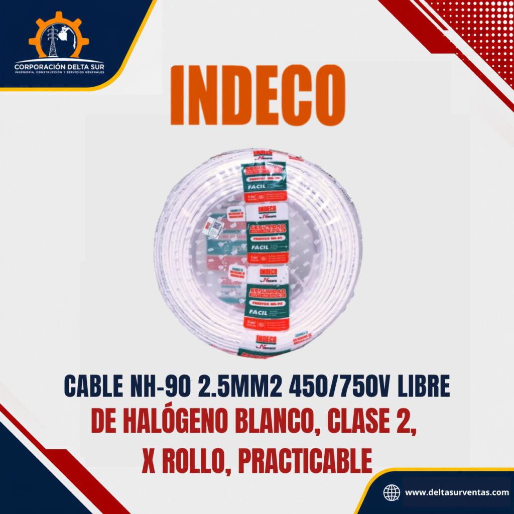 Cable NH-90 2.5mm2 Blanco
