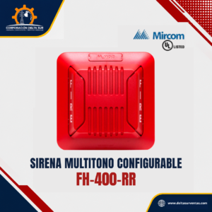 SIRENA MULTITONO CONFIGURABLE FH-400-RR MIRCOM