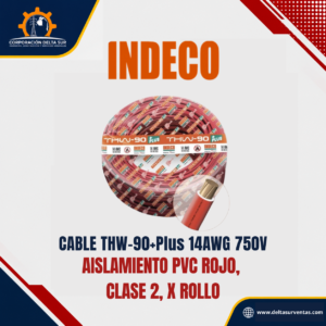 Cable THW-90 14 AWG Rojo
