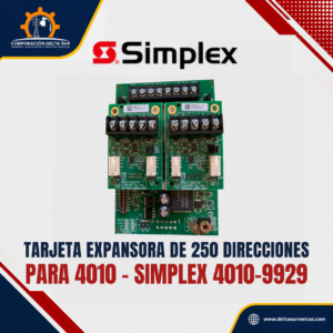 Tarjeta Expansora de Direcciones Simplex 4010-9929