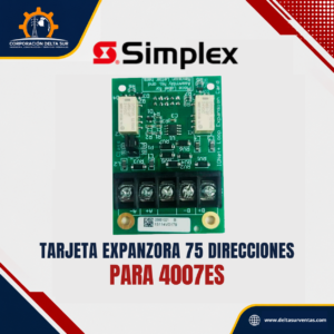 Tarjeta Expansora de Direcciones 75 Puntos Simplex 4007-9803