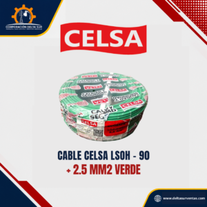 Cable LSOH-90 2.5mm2 Verde Celsa