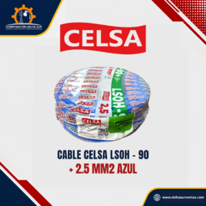 Cable LSOH-90 2.5mm2 Azul Celsa