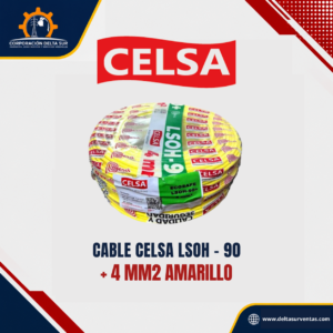 Cable LSOH-90 4mm2 Amarillo Celsa