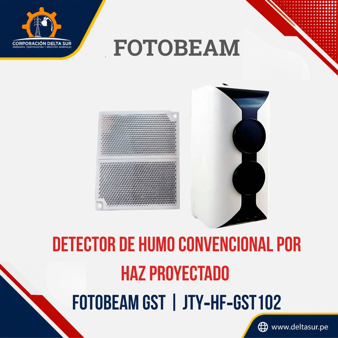 DETECTOR DE HUMO CONVENCIONAL POR HAZ PROYECTADO-FOTOBEAM GST-JTY-HF-GST 102