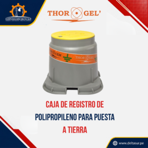 CAJA DE REGISTRO DE POLIPROPILENO PARA PUESTA A TIERRA   F.