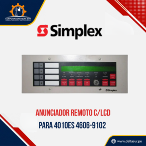 ANUNCIADOR REMOTO C/LCD PARA 4010ES 4606-9102