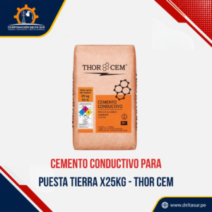 CEMENTO CONDUCTIVO – 25KG – THOR CEM   F.