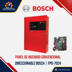 PANEL DE CONTROL DE LA ALARMA DE INCENDIO DEL GRUPO FPD-7024
