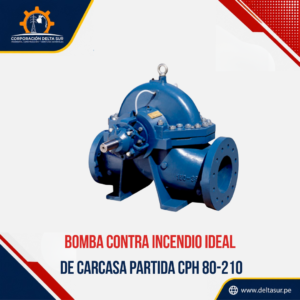 BOMBA CONTRTA INCENDIO IDEAL DE CARCASA PARTIDA CPH 80-210