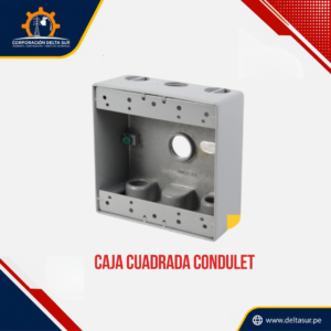 CAJA CUADRADA TIPO CONDULET