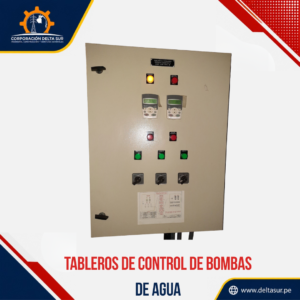 TABLEROS DE CONTROL DE BOMBAS DE AGUA