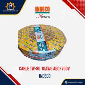 CABLE TW-80 10AWG 450/750V – INDECO