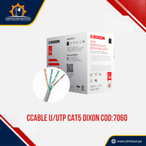 CABLE U/UTP CAT5 DIXON COD7060