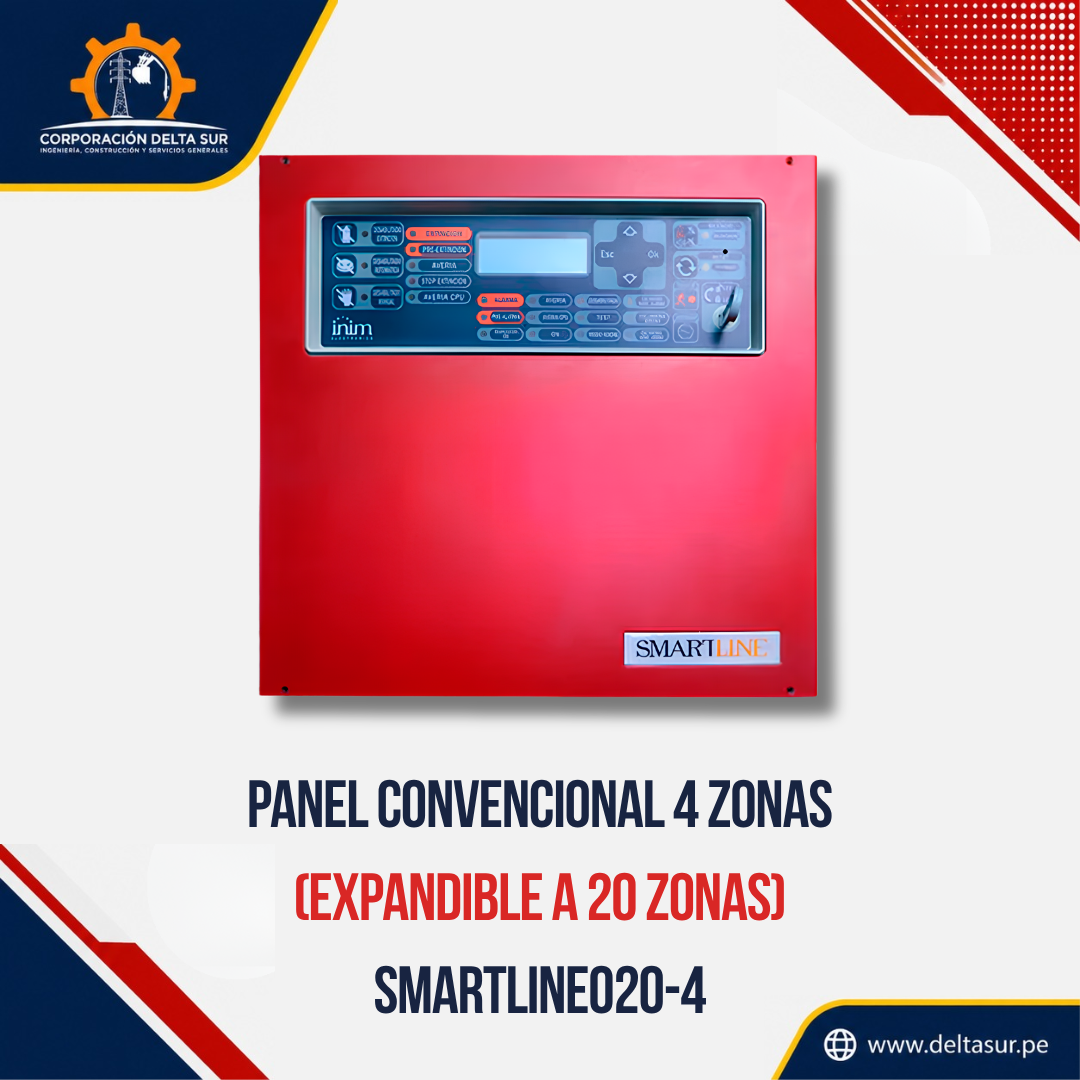 panel contra incendios inim smartline020-4