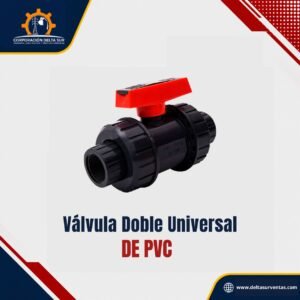 VALVULA DOBLE UNIVERSAL DE PVC